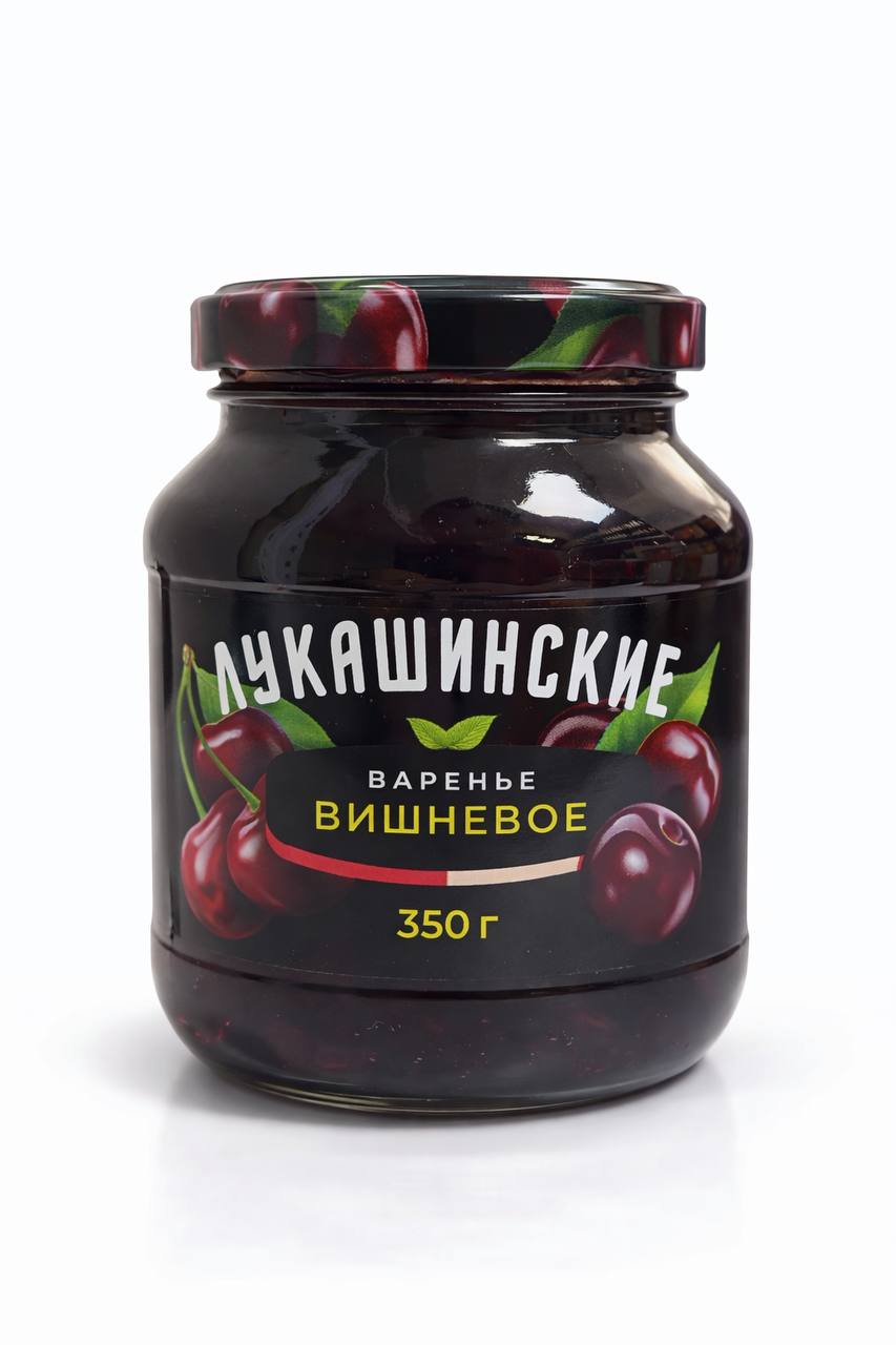 Варенье вишневое ЛУКАШИНСКИЕ 350g