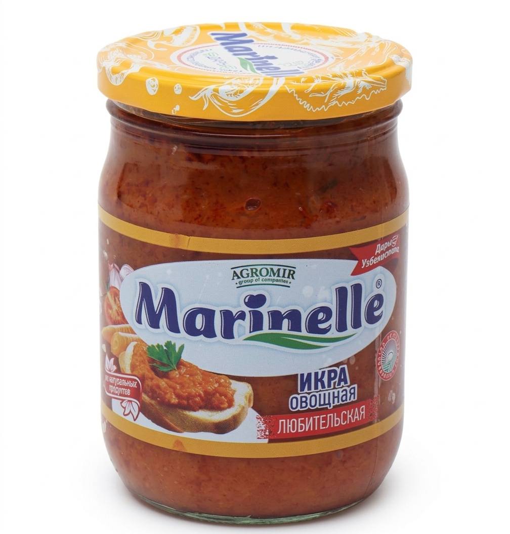 Икра овощная любительская Marinelle 500g
