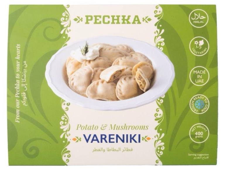 Печка вареники с картошкой и грибами 500g