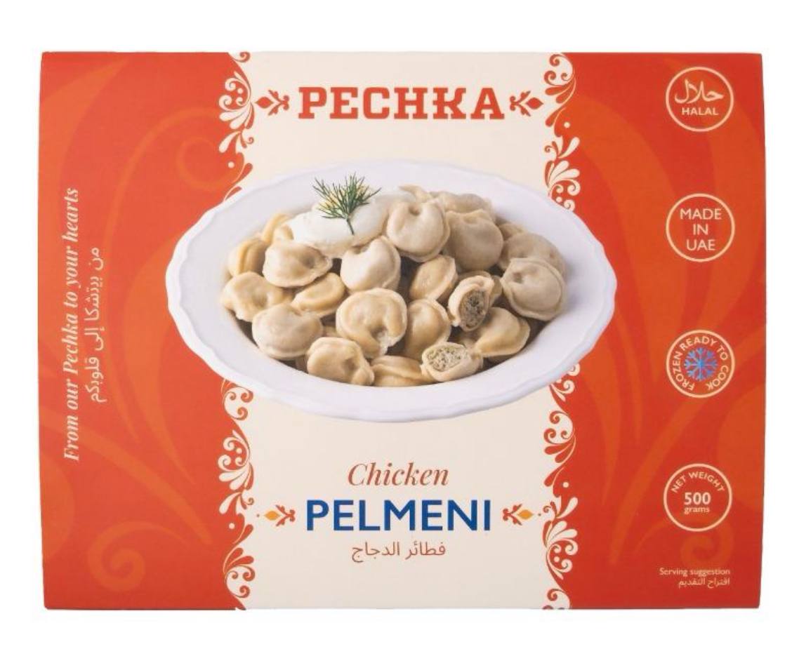 Печка пельмени с курицей 500g