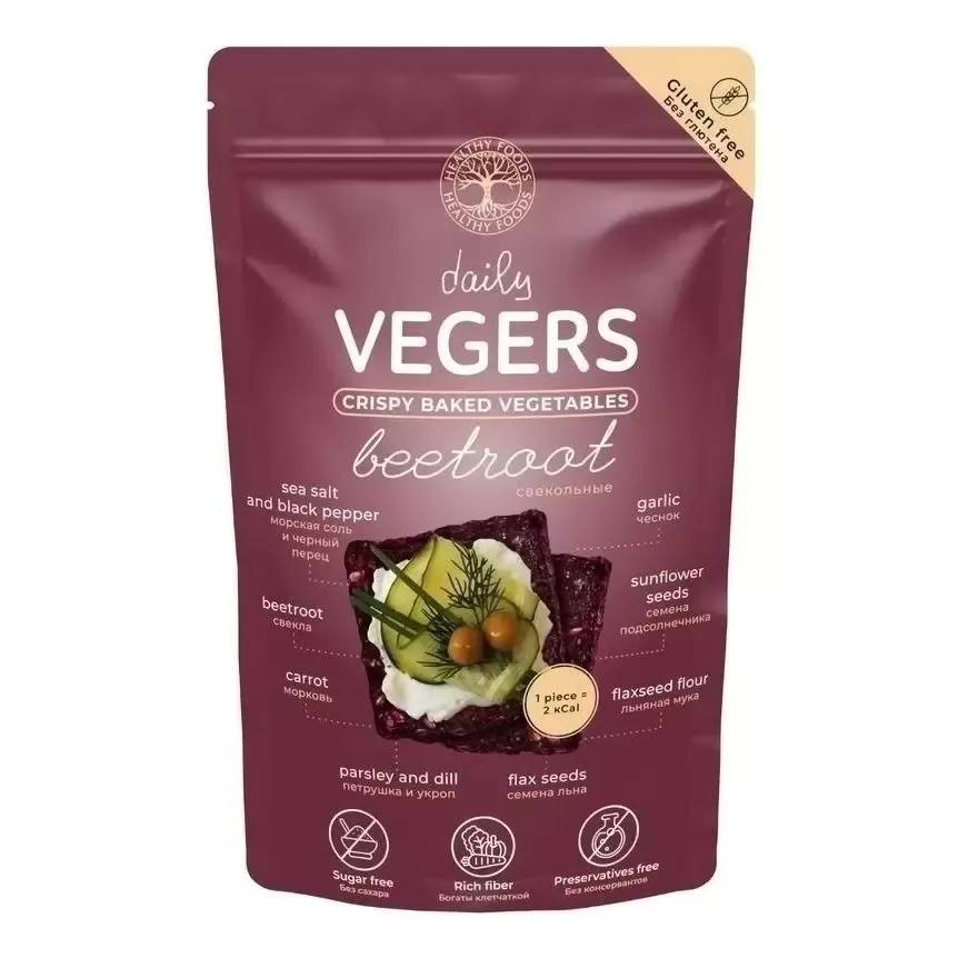 Хлебцы хрустящие запечённые «Свекольные» VEGERS