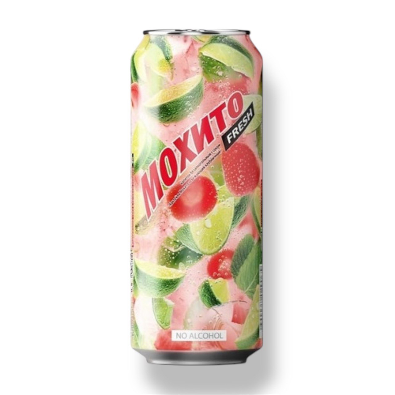 Напиток «Мохито Клубничный» газированный 0,45L