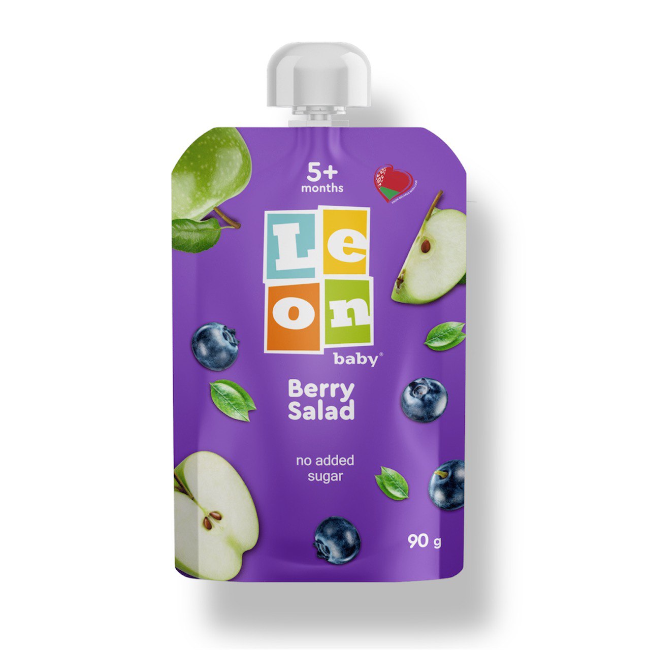 Пюре ягодный салатик Leon baby 90g