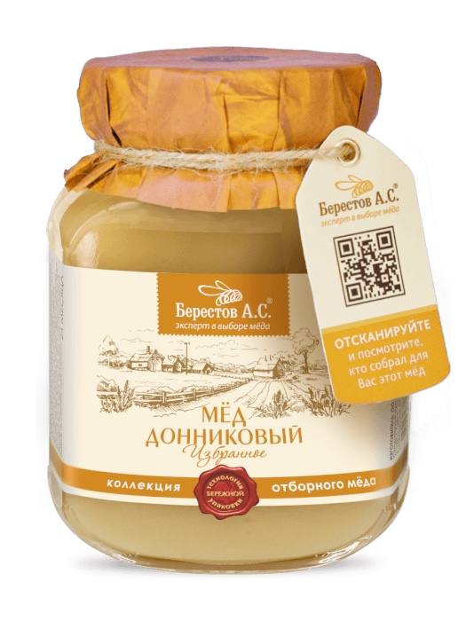 Мёд Донниковый Берестов А.С. 500g