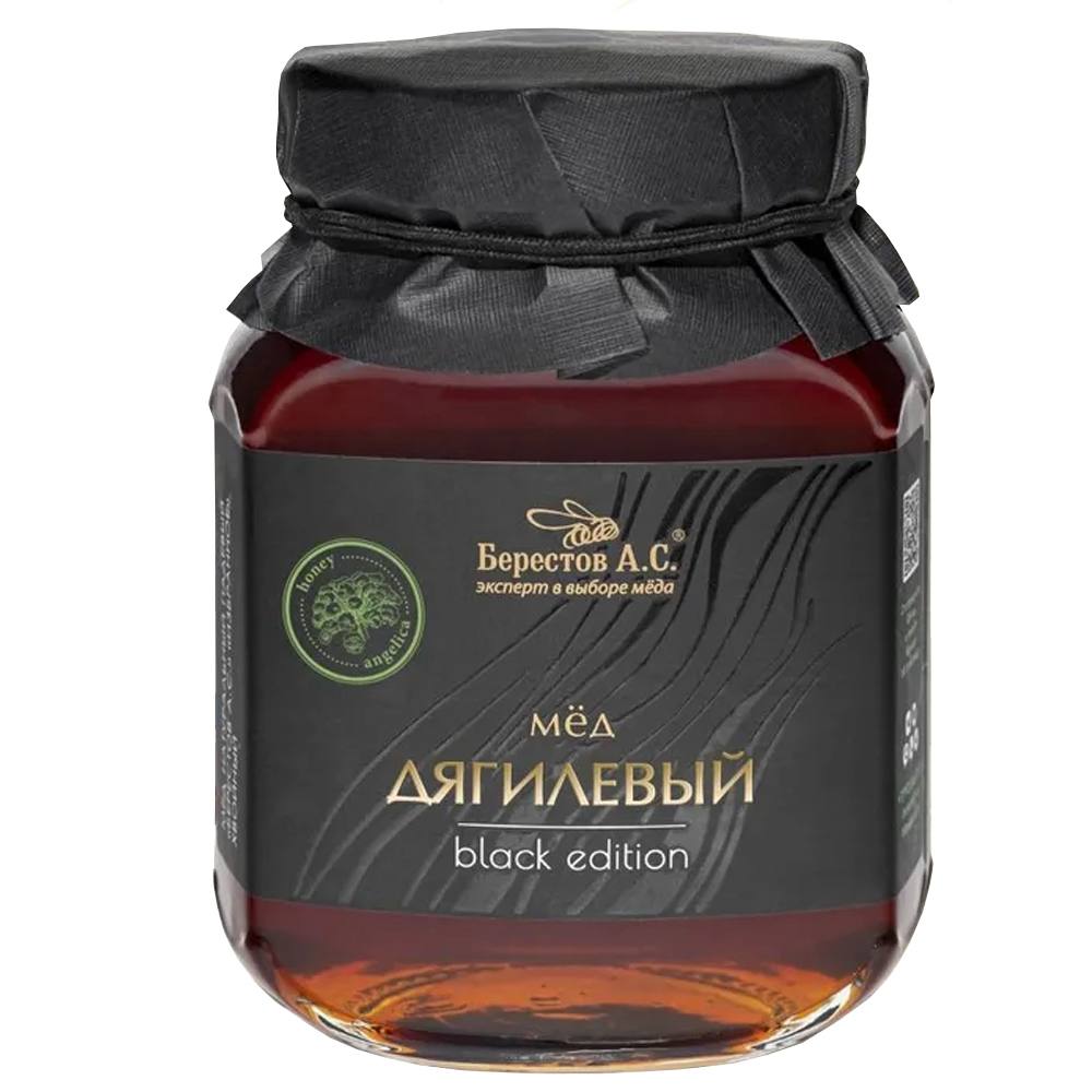 Мёд дягилевый Black Edition Берестов А.С. 500g